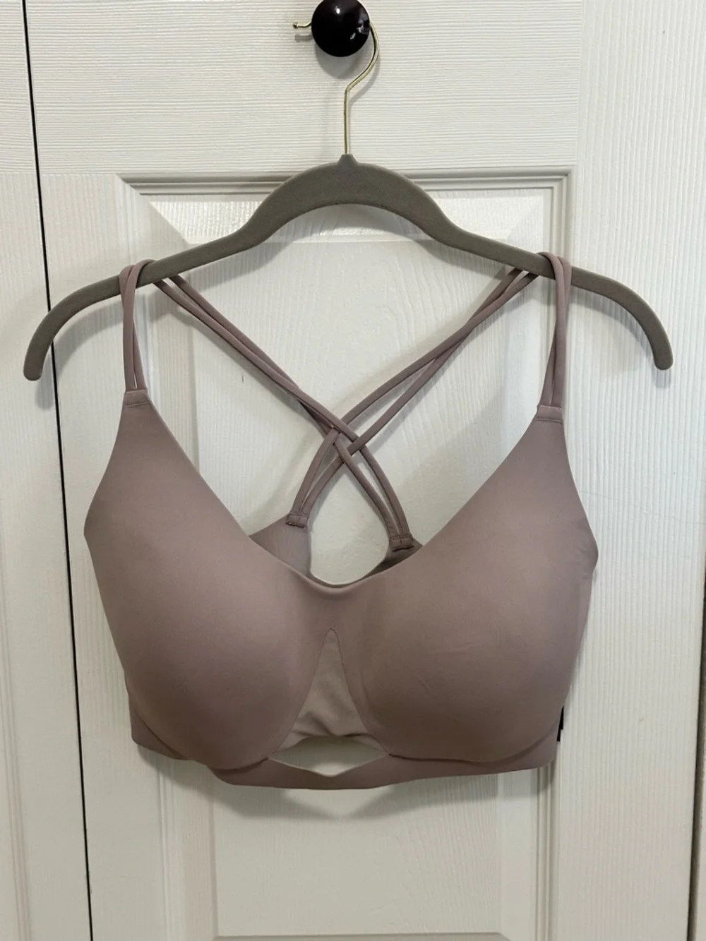 Victoria Secret VSX Elevate‎ Stretch-Comfort Strappy-Back Sports Bra Large DD/G